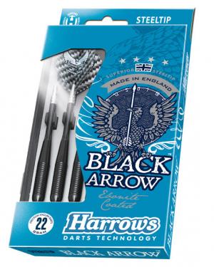 Komplet 3 rzutek HARROWS BLACK ARROW 19 gram /steel tip/