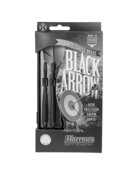 Komplet 3 rzutek HARROWS BLACK ARROW 16 gram /soft tip/