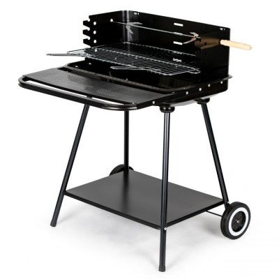 Rectangular coal garden grill