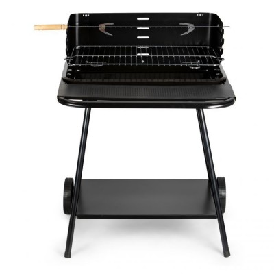 Rectangular coal garden grill