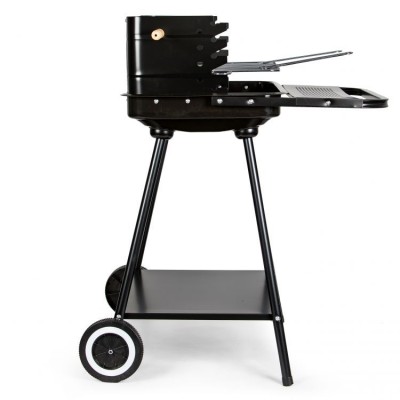 Rectangular coal garden grill