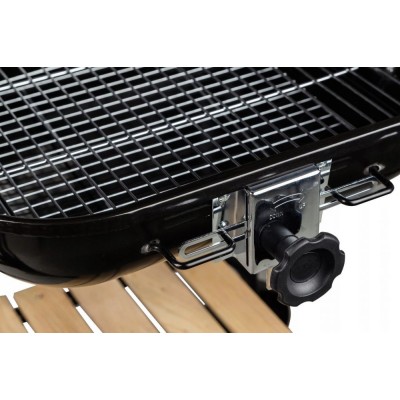 Rectangular coal garden grill MH