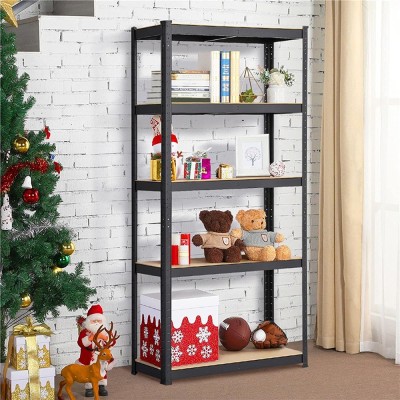 Storage shelf 180 cm x 90 cm x 40cm /black -5 shelfs/