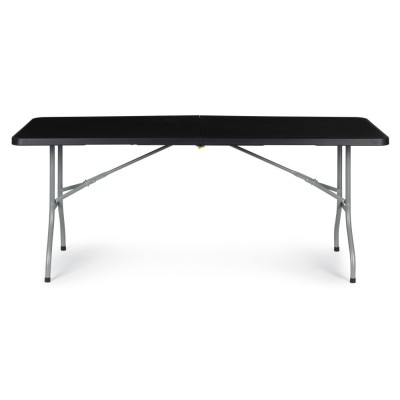 Catering garden table foldable 153 cm /black/