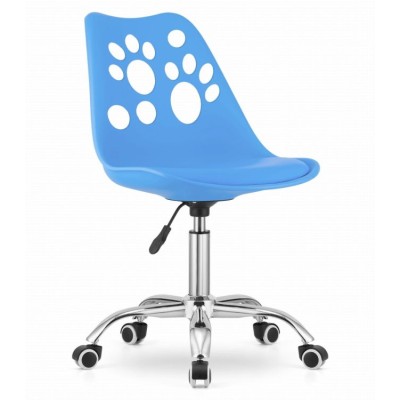 Office chair PRINT /blue/