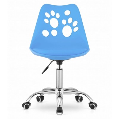 Office chair PRINT /blue/