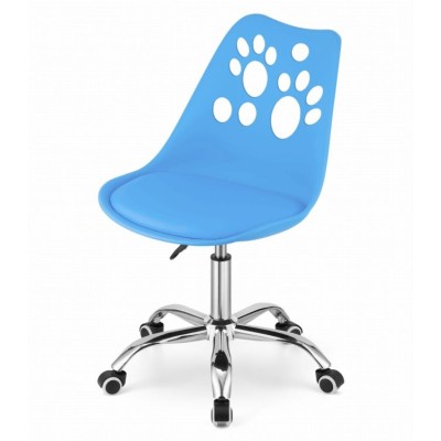 Office chair PRINT /blue/