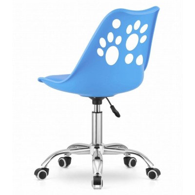 Office chair PRINT /blue/