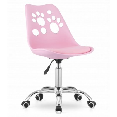 Office chair PRINT /pink/