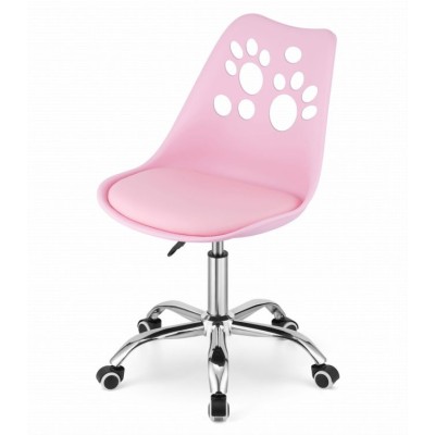 Office chair PRINT /pink/