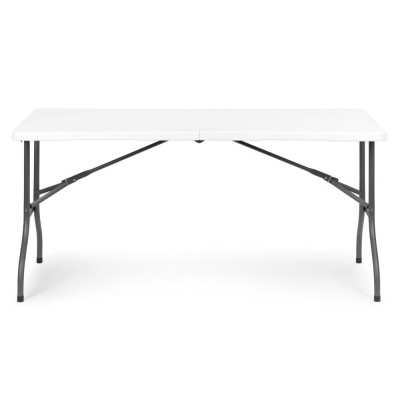 Catering garden table foldable 153 cm /white/