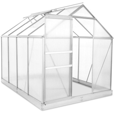 Polycarbonate greenhouse 250 cm x 190 cm x 195 cm