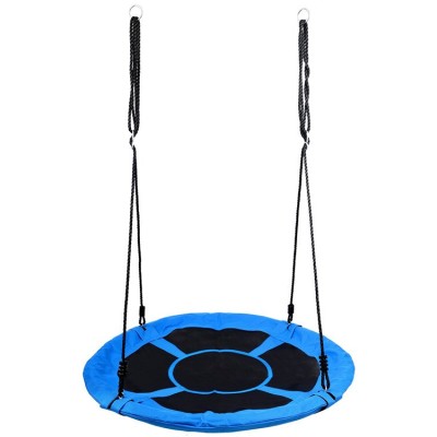 Garden swing stork nest  110 cm /blue-black/150 kg