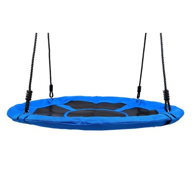 Garden swing stork nest  110 cm /blue-black/150 kg