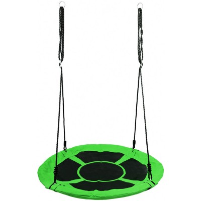 Garden swing stork nest  110 cm /green-black/150 kg