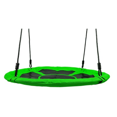 Garden swing stork nest  110 cm /green-black/150 kg