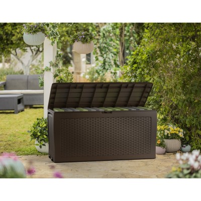 Garden chest SAMOA 270 l /brown/