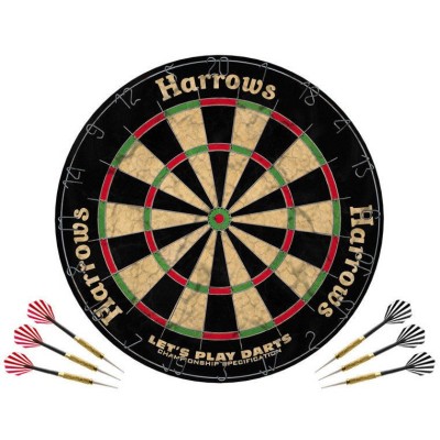 Dart board HARROWS LETS PLAY