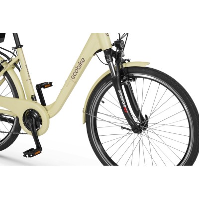 Rower elektryczny ECOBIKE TRAFFIC BEIGE 26"