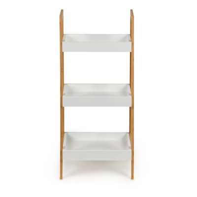 Rack, 3 shelvs, bedside table white