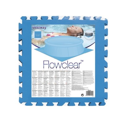 Underlay for swimming pool BESTWAY 9 parts 50cm x50cm