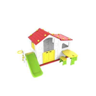 House VITATOYS slide, basket, table 4in1