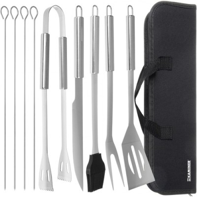 Barbecue utensils 9 accessories in bag