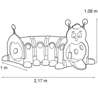 Tunnel for children FEBER + 4 elements