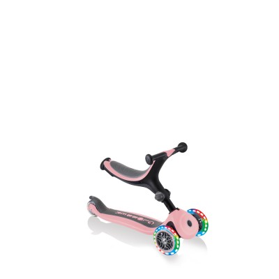 Scooter GLOBBER GO-UP LIGHTS 643-210 3 w 1 /powder pink/