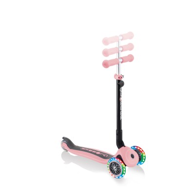 Scooter GLOBBER GO-UP LIGHTS 643-210 3 w 1 /powder pink/