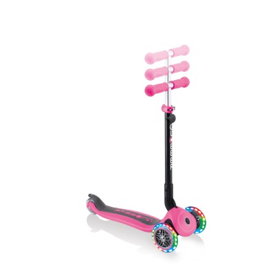 Scooter GLOBBER GO-UP LIGHTS 643-110 3 w 1 /pink/