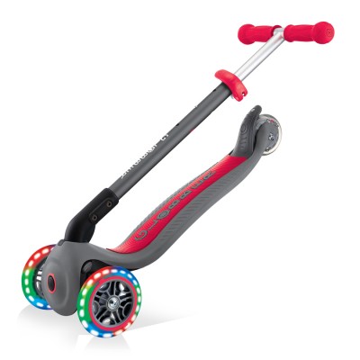 Scooter GLOBBER PRIMO LIGHTS 432-120-2 /red - gey/