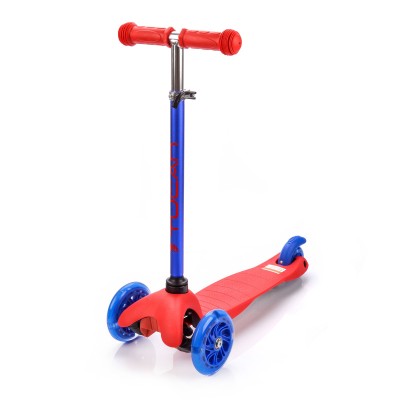 Scooier METEOR TUCAN with LED wheels /blue - red/