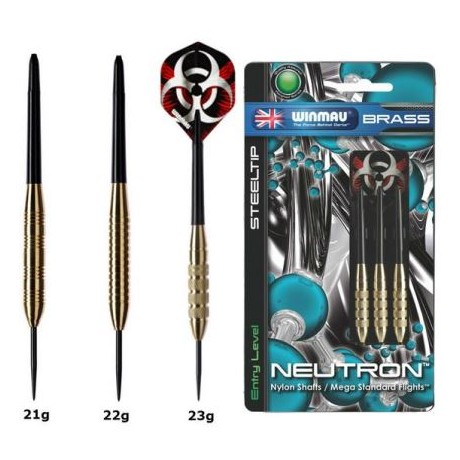 Komplet 3 rzutek WINMAU NEUTRON 23 gramy  /steel tip/