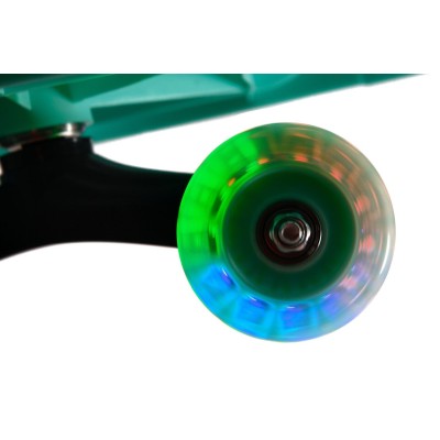 Grivity ride with glowing wheels /green/