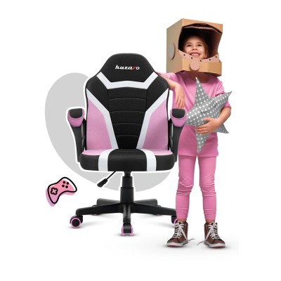 Gaming armchair for kids HUZARO RANGER 1.0 PINK MESH