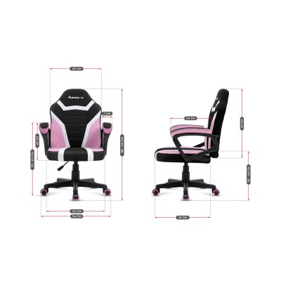 Gaming armchair for kids HUZARO RANGER 1.0 PINK MESH