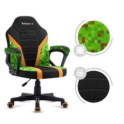 Gaming armchair for kids HUZARO RANGER 1.0 PIXEL MESH