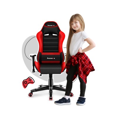 Gaming armchair for kids HUZARO RANGER 6.0 RED MESH