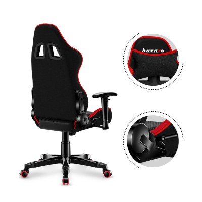 Gaming armchair for kids HUZARO RANGER 6.0 RED MESH