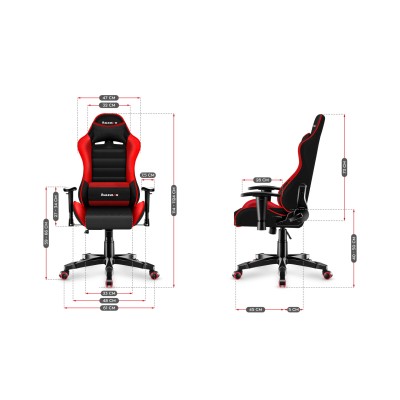 Gaming armchair for kids HUZARO RANGER 6.0 RED MESH