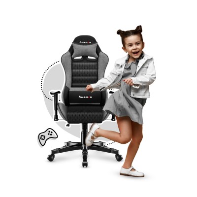 Gaming armchair for kids HUZARO RANGER 6.0 GREY MESH