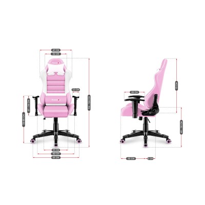 Fotel gamingowy dla dzieci HUZARO RANGER 6.0 PINK