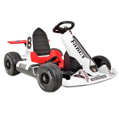 SZYBKI GOKART FANCY NA AKUMULATOR 12V, REGULOWANA  - ROZSUWANA R