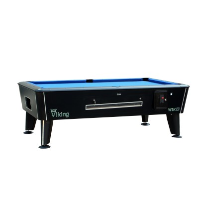 Coin operated pool table VIKING BLACK 6, 7, 8, ft