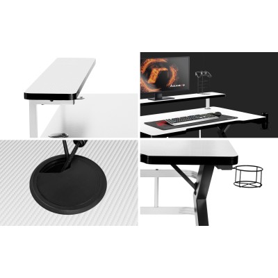 Gaming desk HUZARO HERO 5.0 WHITE