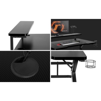 Gaming desk HUZARO HERO 5.0 BLACK