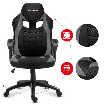 Gaming armchair HUZARO FORCE 2.5 GREY MESH