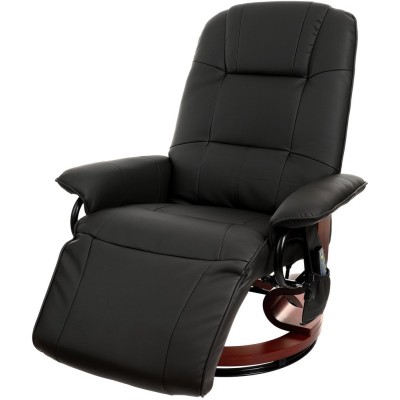 Armchair TV + heating+ massage /black/