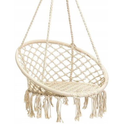 Garden swing stork nest  /white/